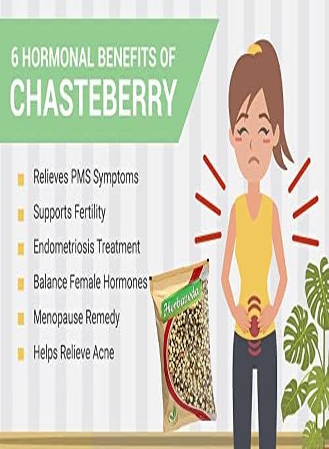 LEANBEING Herbaveda- Chasteberry seeds for tea 200g | Vitex Agnus-Castus | Monk's pepper |Good for Women - Image 3